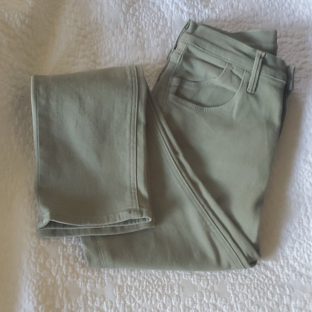 MOTHER STASH MID RISE DAZZLER ANKLE WASH:OIL GREEN. /STYLE :10596-674/ SZ:28 ;32 - Picture 3 of 4